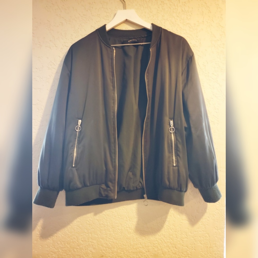 Zara Basic Collection Bomber Jacket